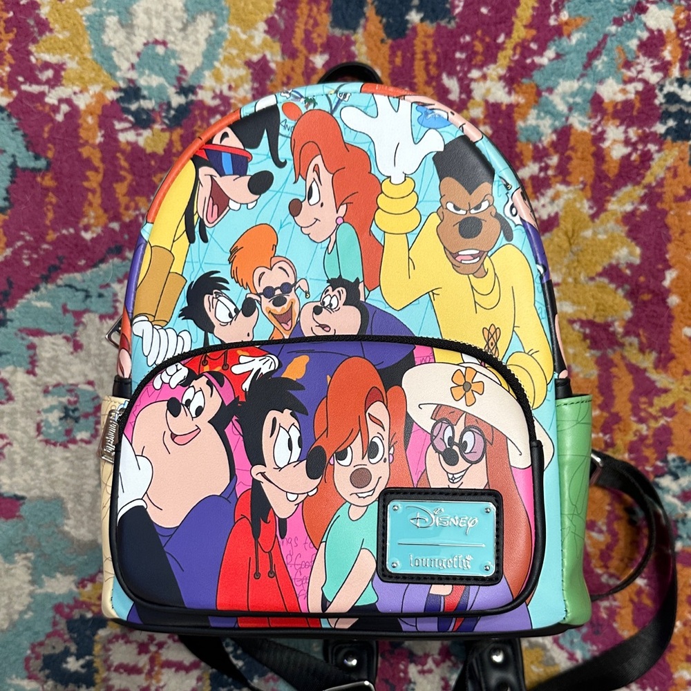 Disney loungefly A Goofy Movie picture collage